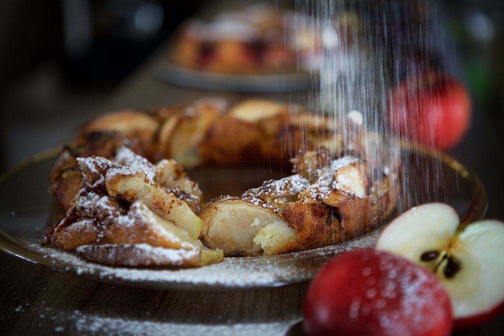 Яблочное блюдо.