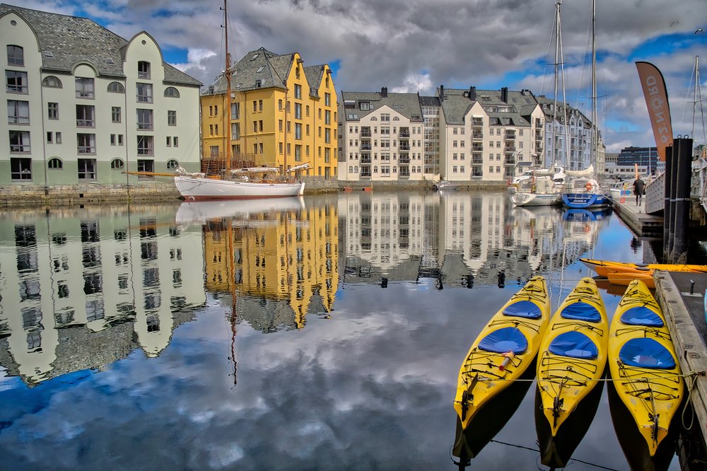 Желтые каяки