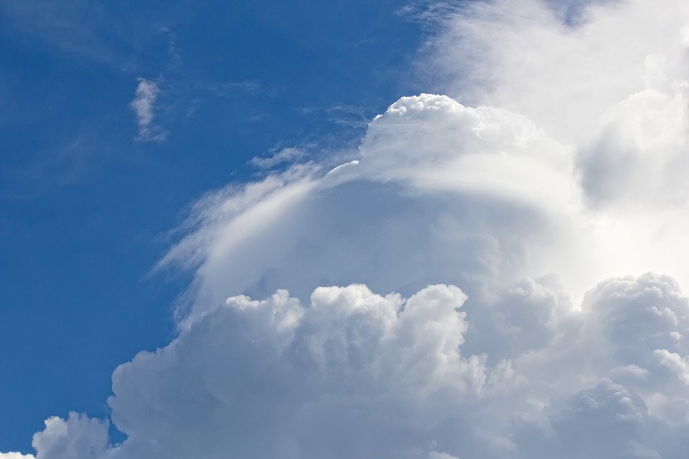 Белоснежные облака!