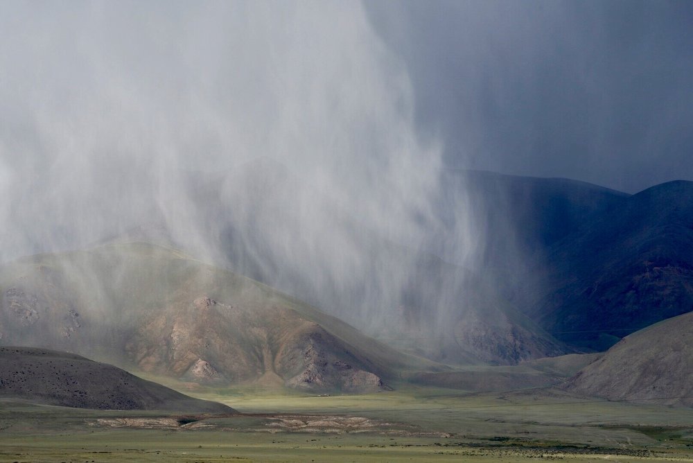 Кош-Агач - снег в предгорьях 2