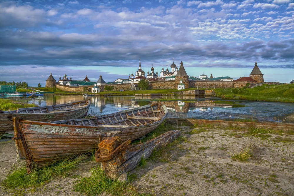 Соловецкие зарисовки (вечерние солнце)