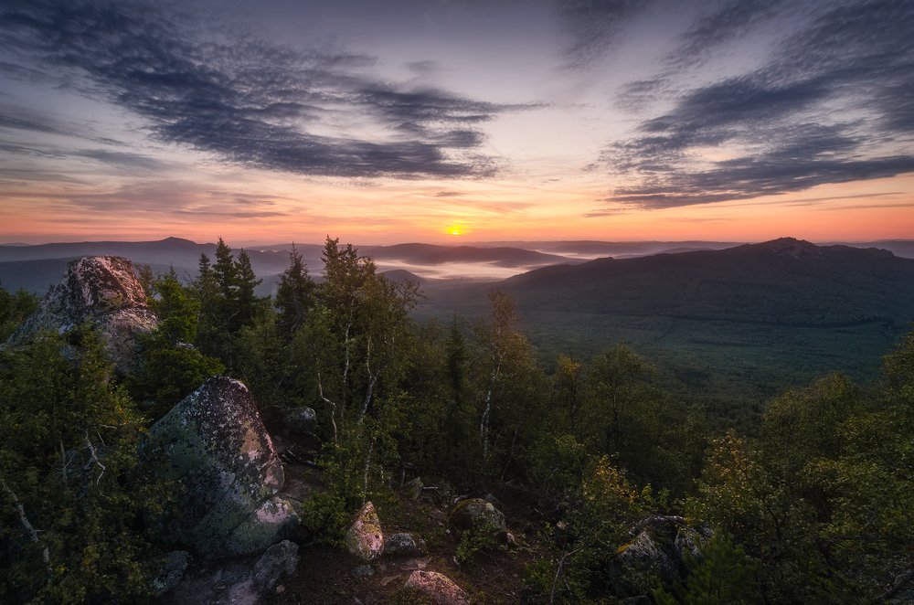 Рассвет на Южном Урале