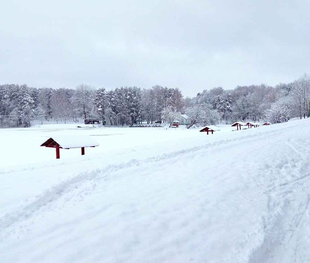Зимний пляж