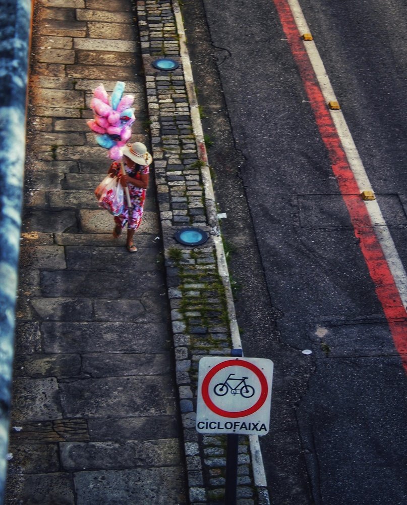 The Cotton Candy Saleswoman