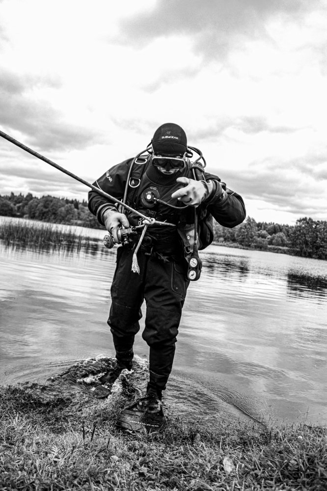 Работа водолазов