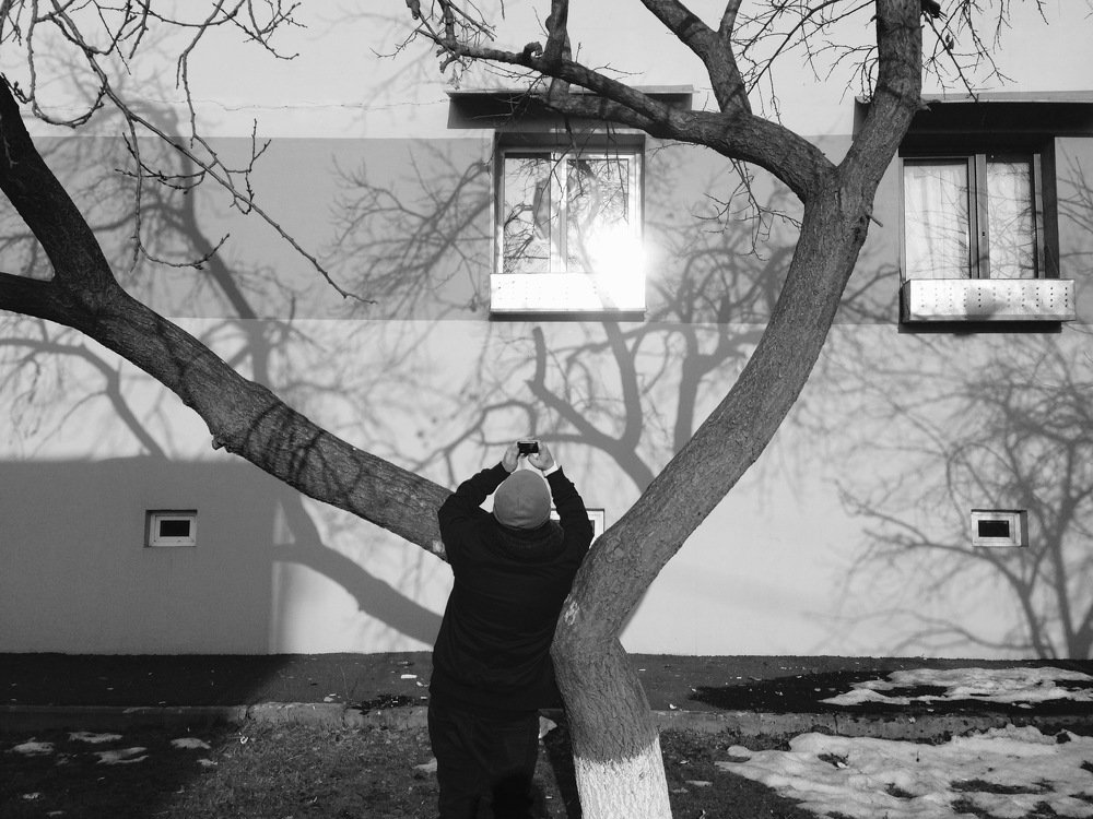 Фотограф за работой.