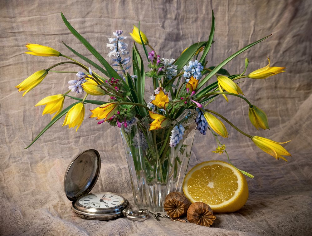 Натюрморт с лимоном