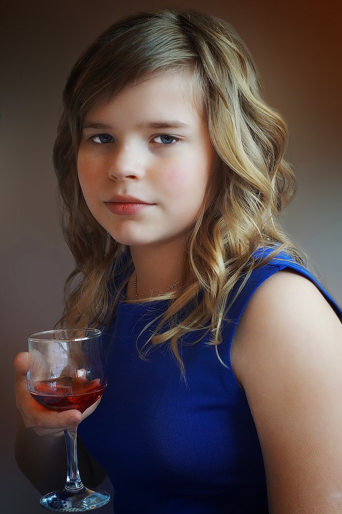 Девочка и сок