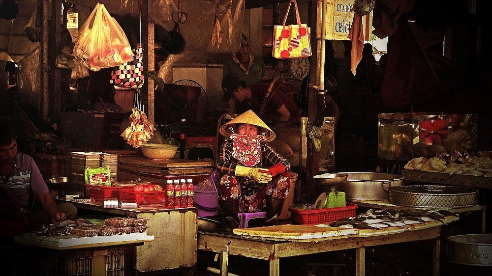 Fish seller
