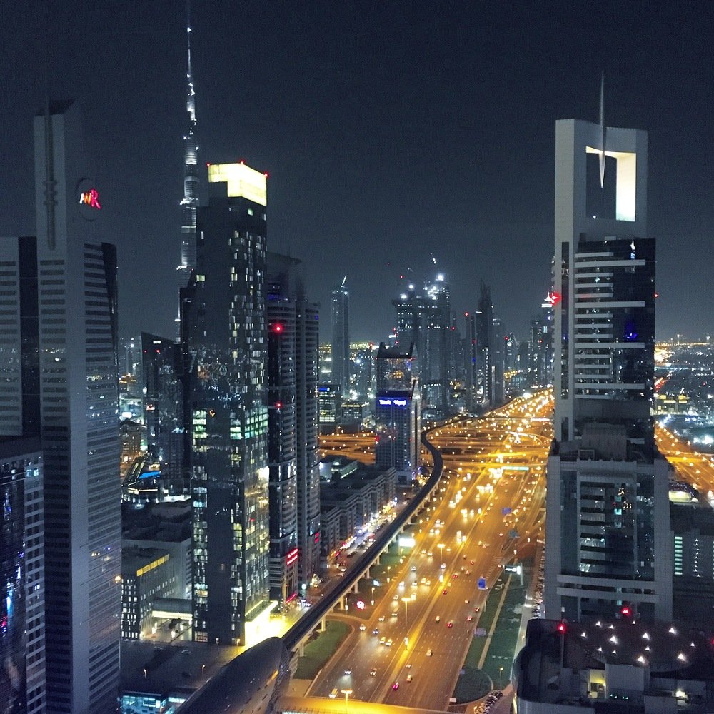 Dubai at night