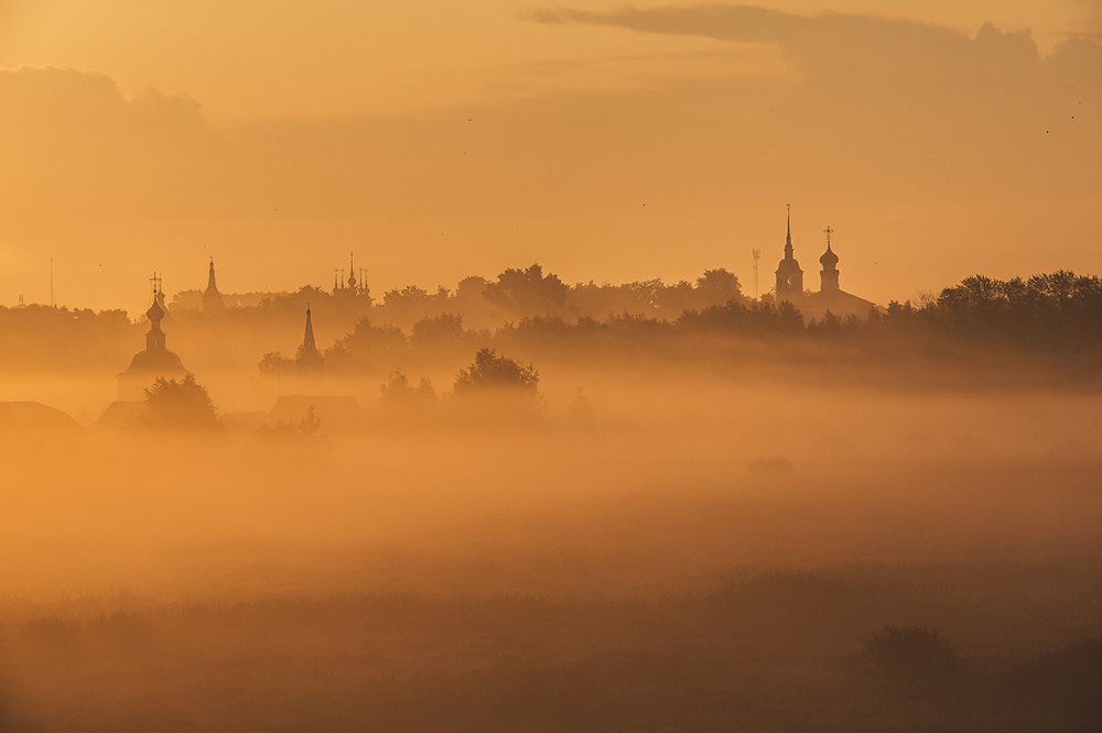 Рассвет в Суздале