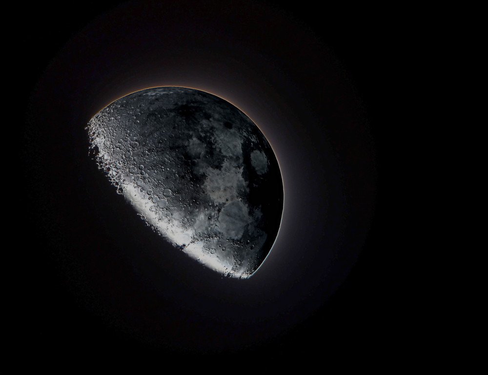 Solarizing the moon