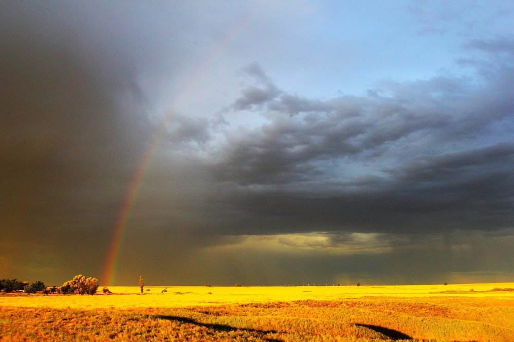 Радуга на дороге