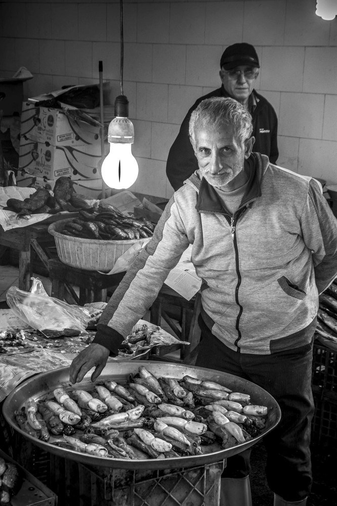 Rasht Fish bazaar, Iran