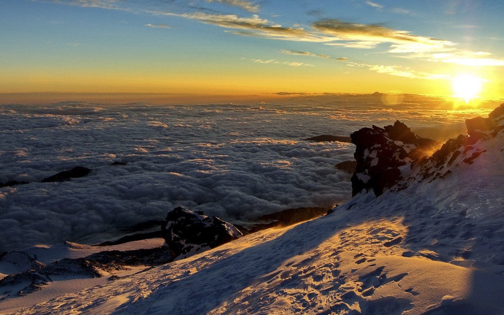 Рассвет на 5300м