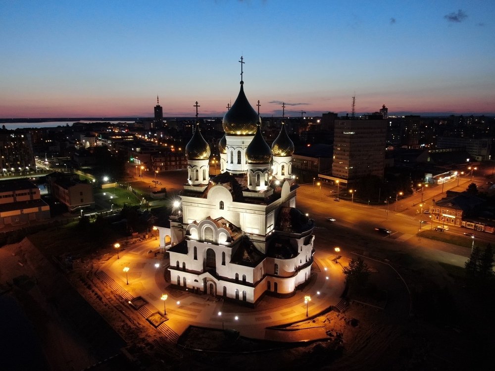 вечерний Архангельск