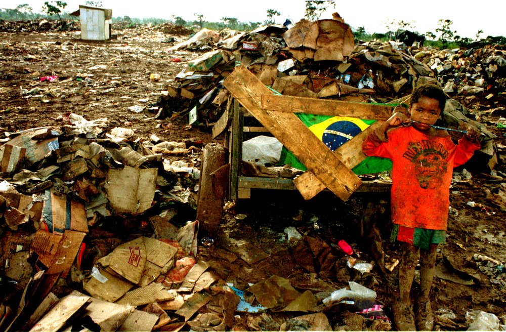 Menor Trabalhador de Reciclagem.