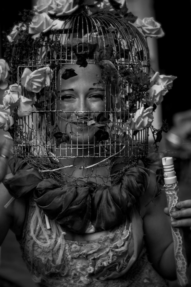 Street actor in Berlin