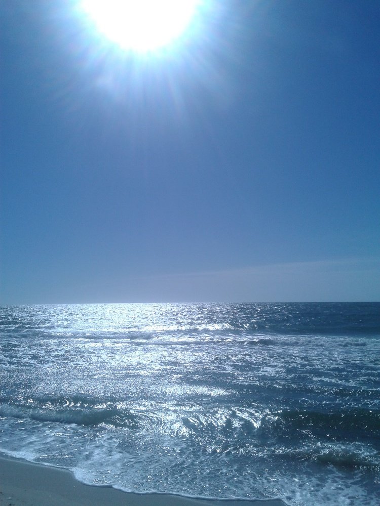 Какое небо/море голубое...