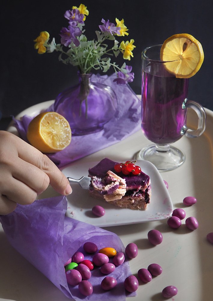 Десерт с фиолетовым настроением