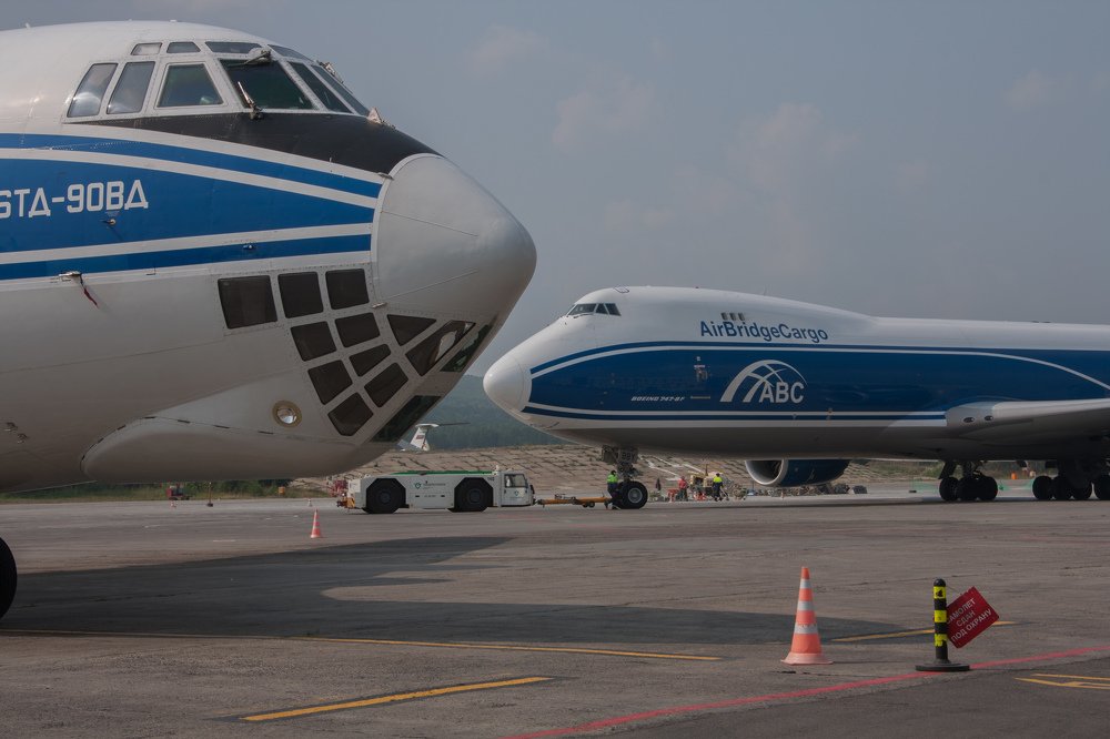 Официальный споттинг в аэропорте Красноярск 2019г