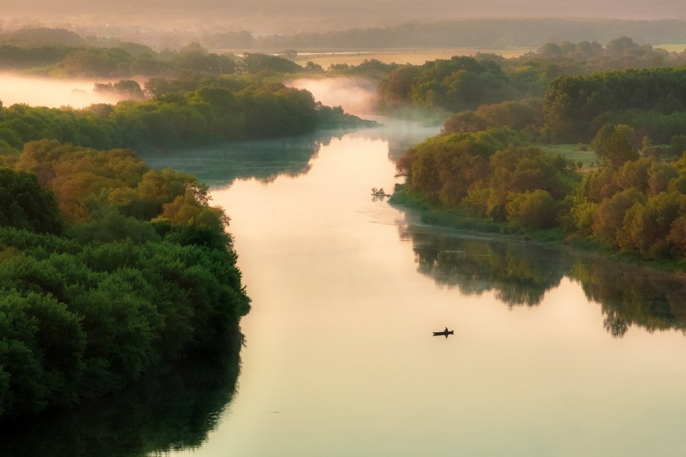 Mist over the river