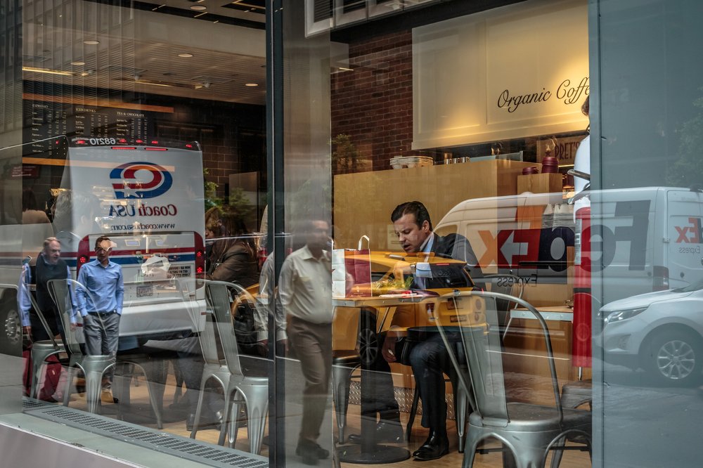 Ланч в Нью-Йорке