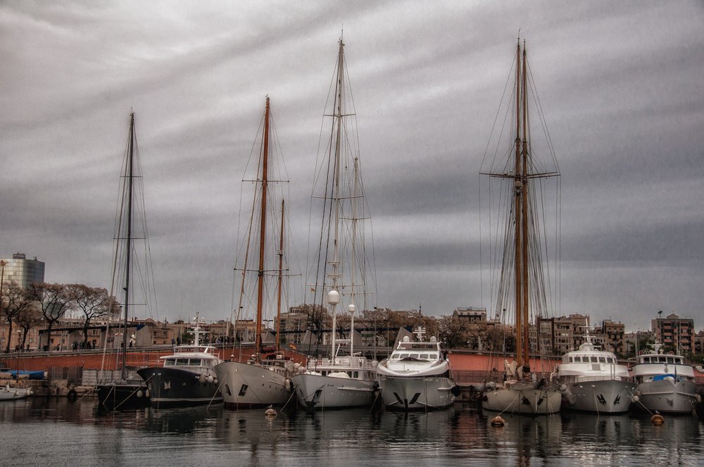 утро в порту