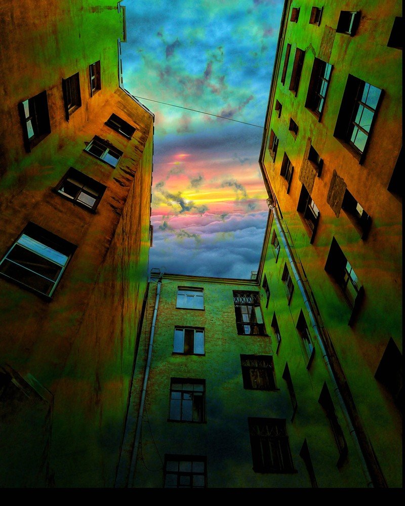 Радужное небо