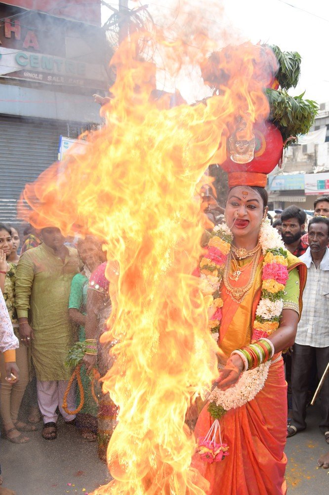 Bonalu Festival in Hyderabad - India.