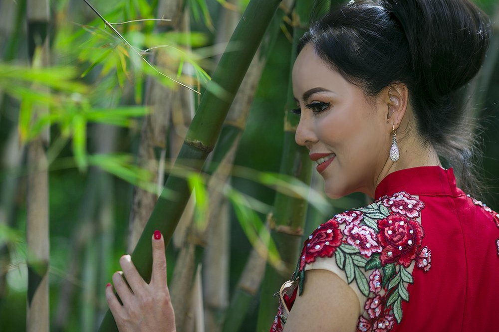 Qipao or Oriental Dress