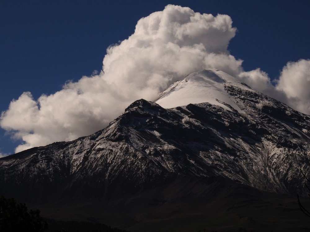 Citlaltepetl visto desde puerto Nacional,Puebla