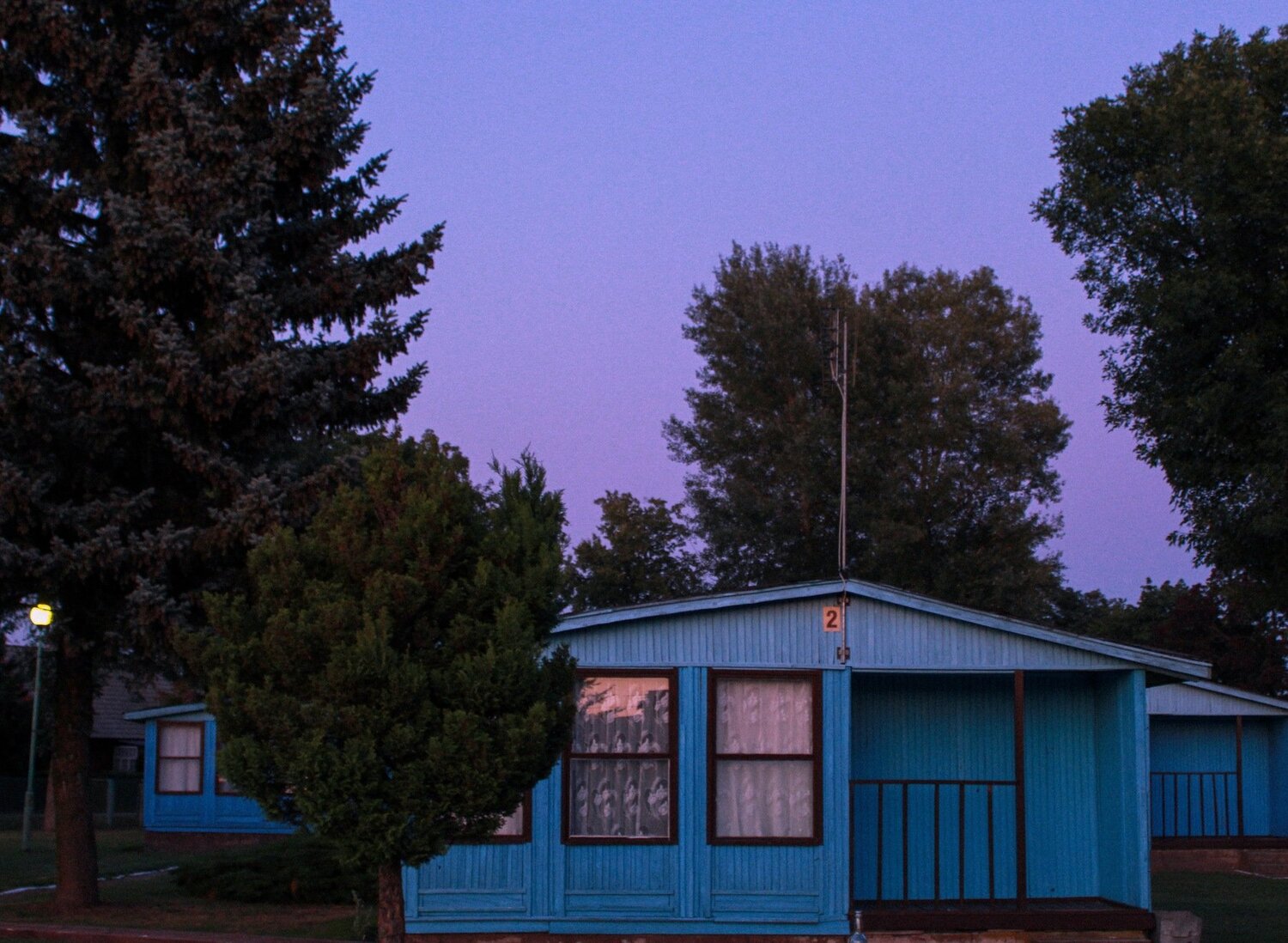 Suburban sunset