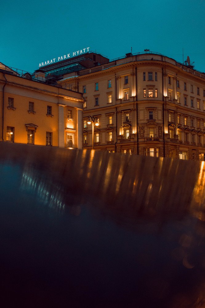 Атмосфера нового года в Москве