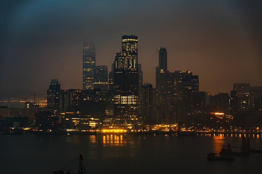 Night View of Hongkong