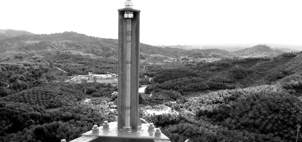 a view from top of tower..