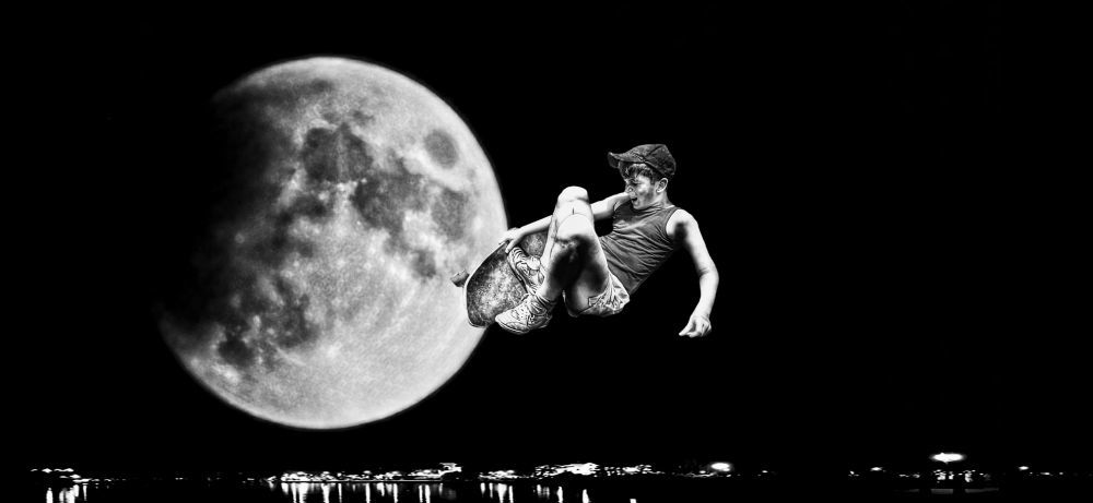 High Jump - BW - HDR - PS - SL3