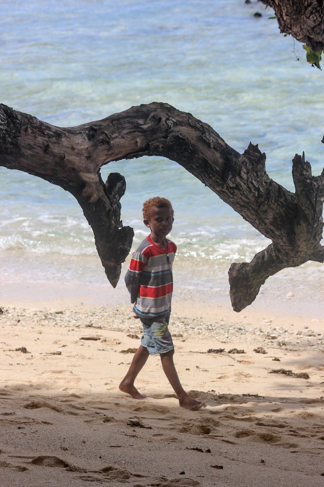 Papua In creative children's frame