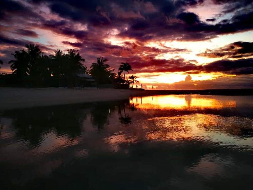 A beautiful Sunset hue at the famous Bantayan Island Philippines
