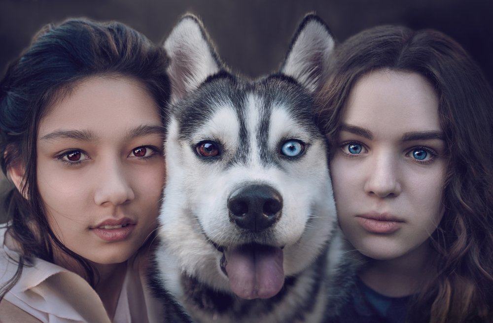 Контраст в глазах