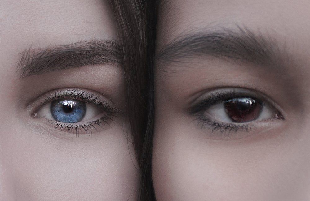 Контраст в глазах