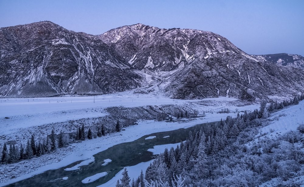 Вечерняя графика Катуни