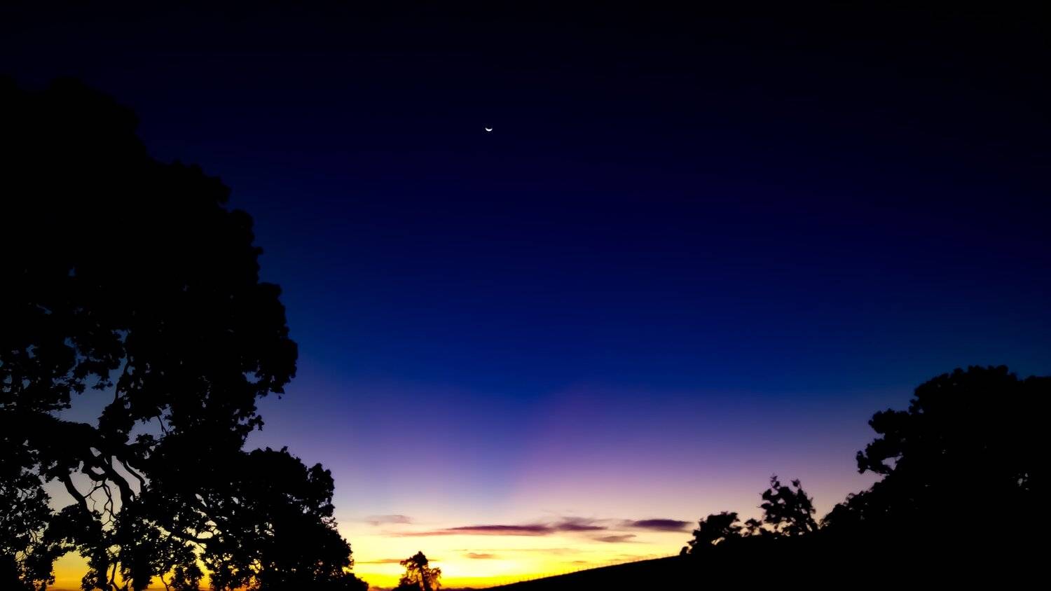 Two faces of the sky.