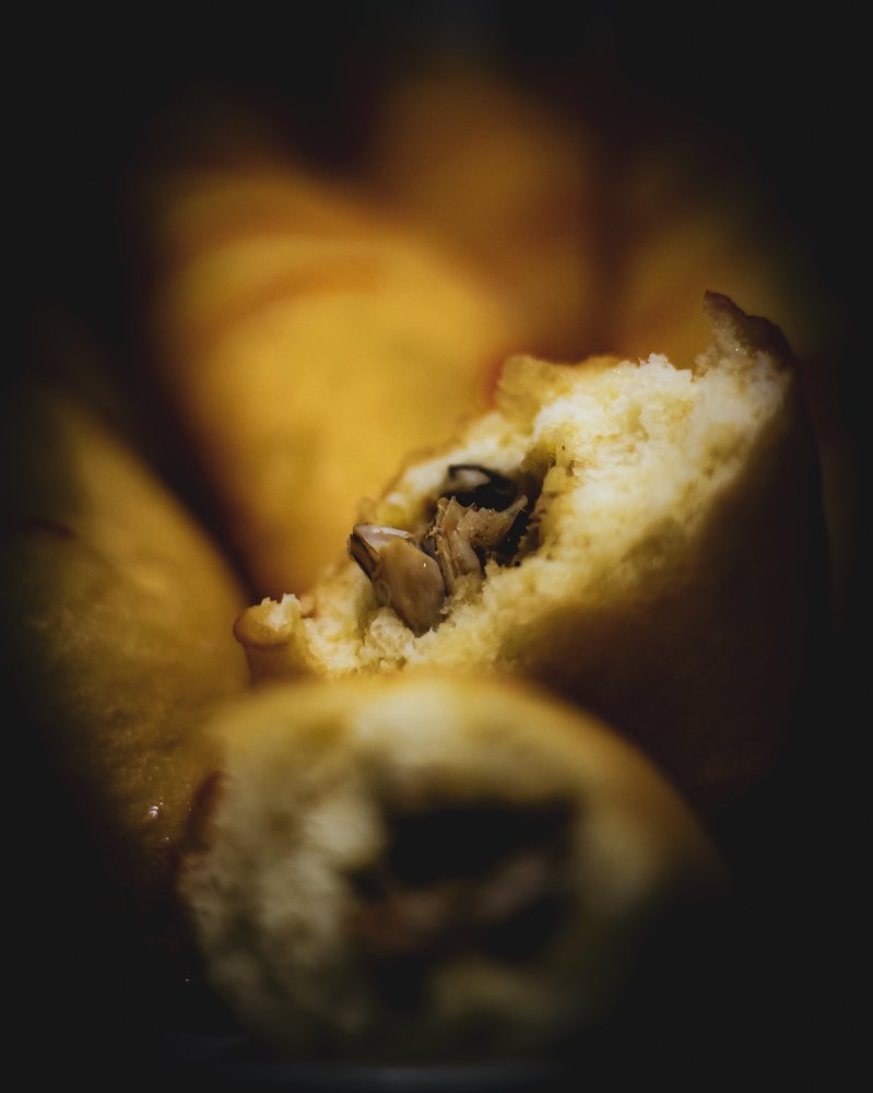 Panada cake filled with tuna