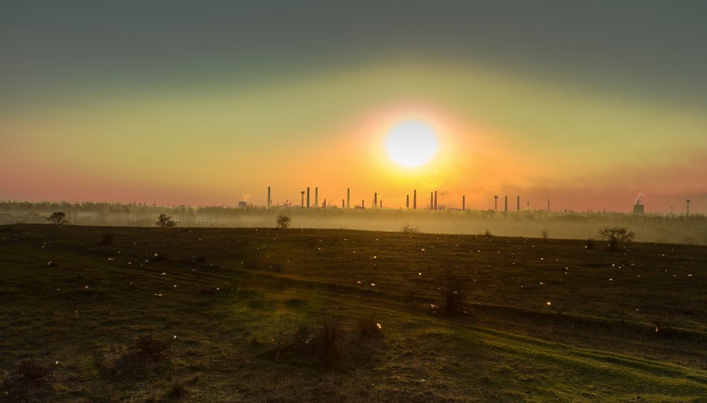 Глаз металлургического комбината.