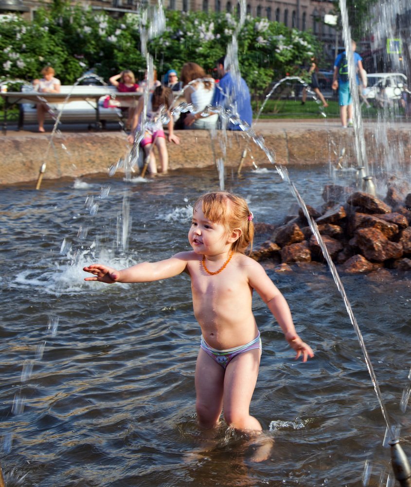 Жара в городе