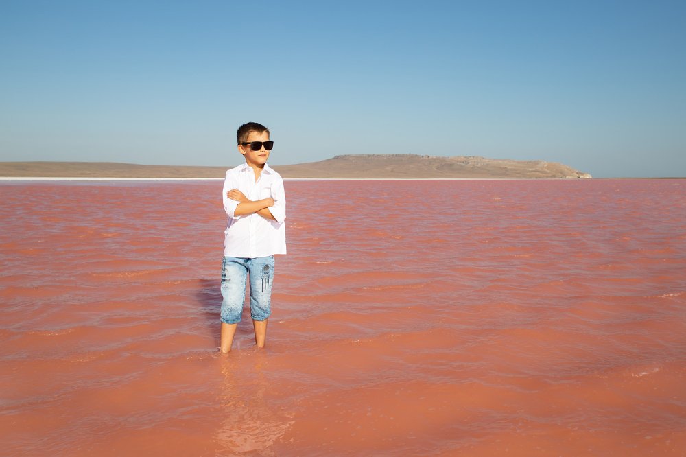 Кояшское озеро . Розовый кисель.