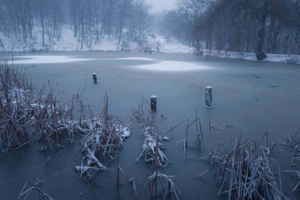 Застывший вечер