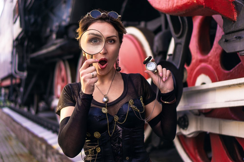 Ого! Быстро починили паровоз!)