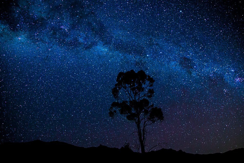 Solo bajo la Via Lactea